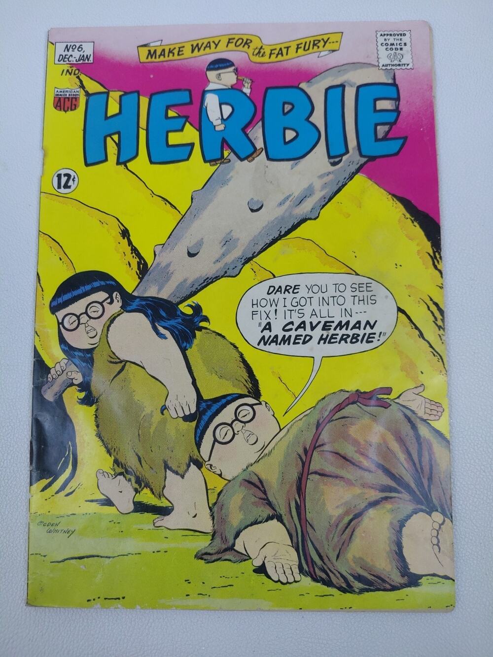 Herbie #6 Make Way For The Fat Guy (American Comics Group Dec 1964-Jan 1965)
